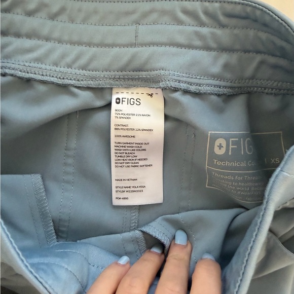 Figs SET Light blue Scrub XS - Picture 7 of 8